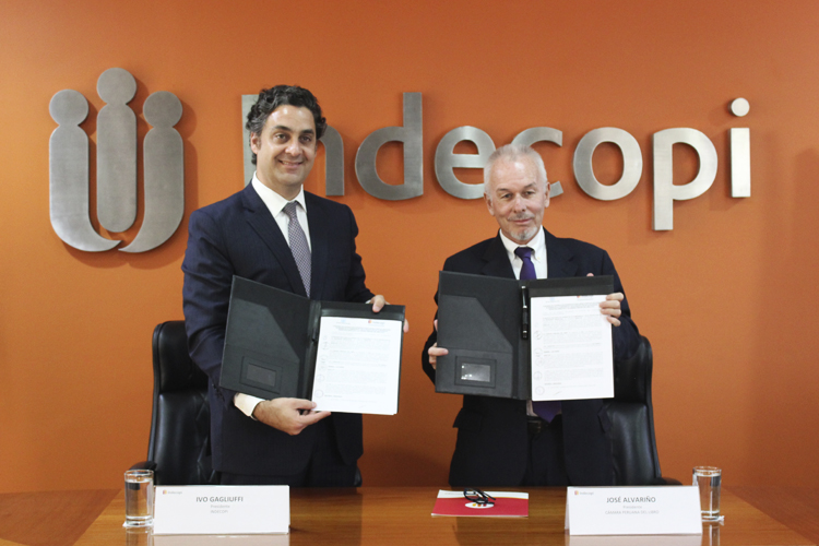 Indecopi y la Cámara Peruana del Libro suscribieron convenio para fortalecer los derechos de autor y la protección al consumidor desde el sector editorial